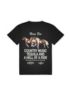 The Hell Of A Ride Tee - Broken horn
