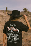 The Hell Of A Ride Tee - Broken horn