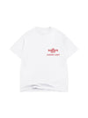 The Happy Tee - Blanc White / Red - Broken horn