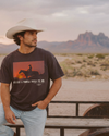 The Reckon Tee - Black / White - Broken horn