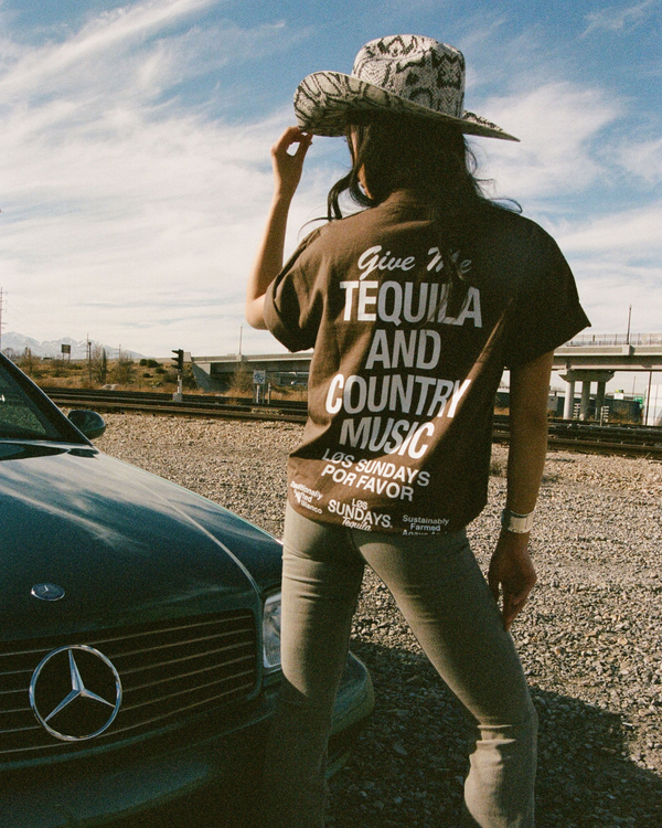 The Tequila & Country Music Tee - Broken horn