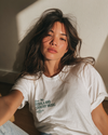 The Tequila & Country Music Tee - Blanc White/Green - Broken horn