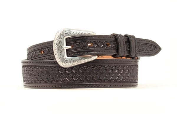 Nocona Suare Basket Taper Belt - Broken horn