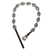 Nocona Ladies Belt Crystal Concho - Broken horn