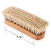 Boot Brush 100% Horse Hair - Broken horn