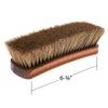 Boot Brush 100% Horse Hair - Broken horn