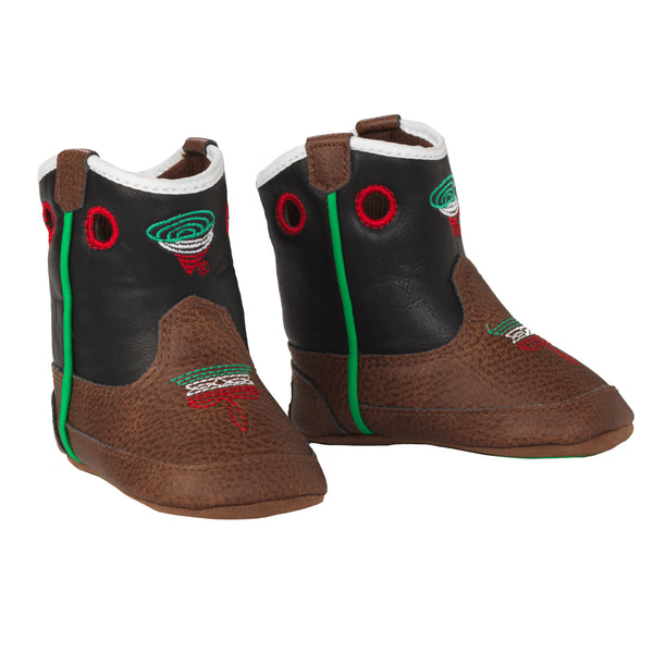 Twister Elijah Baby Buckle Brown - Broken horn