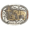 Crumine Oval Buckle - Broken horn