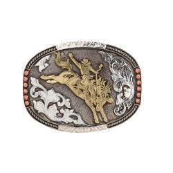 Crumine Oval Buckle - Broken horn