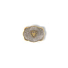 Ariat Rectangle Buckle Smooth Edge Floral - Broken horn