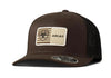 Ariat SnapBack American Flag Patch Brown - Broken horn