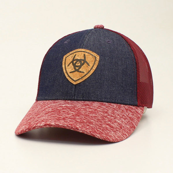 Ariat Ladies Snapback Heather Cap - Broken horn