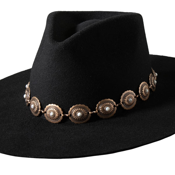 3D Chain Hatband - Broken horn
