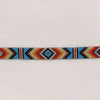 Twister Beaded Stretch Hat Band - Multi Colored - Broken horn
