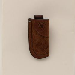 Ariat Leather Vertical Knife Sheath - Broken horn