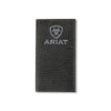 Ariat Rodeo Wallet Bullhide Black - Broken horn