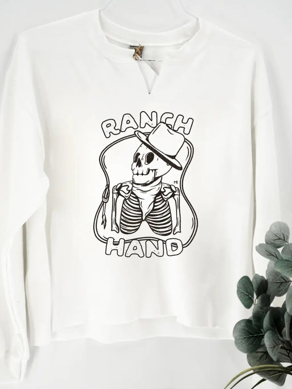 Ranch Hand Crewneck - Broken horn