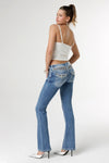 Stitched to Topaz Bootcut Jeans - Broken horn