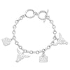 Country Charm Bracelet - Broken horn