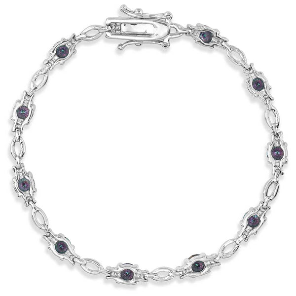 Northern Lights Skip Stone Bracelet - Broken horn