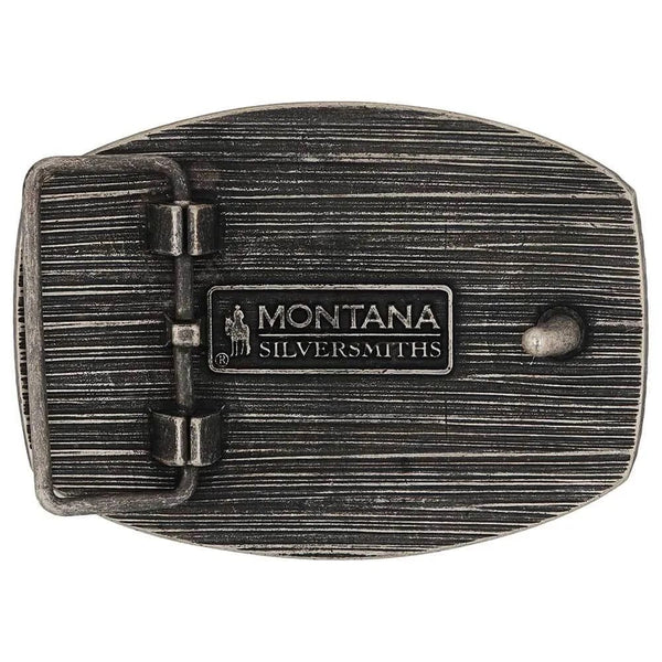 Faithful Frontier Attitude Buckle - Broken horn