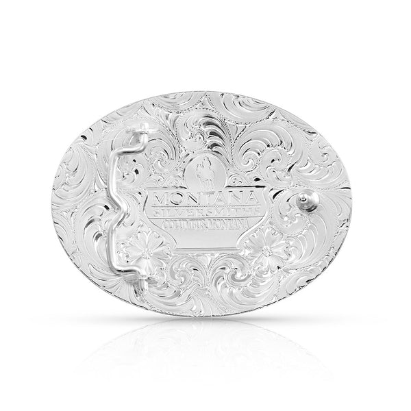 Ranch Rope Bull Rider Buckle - Broken horn