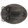 Two-Tone Longhorn Attitude Buckle - Broken horn