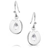 Lucky Trot Crystal Earrings - Broken horn