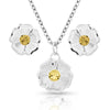 Classic Flowers Jewelry Set - Broken horn