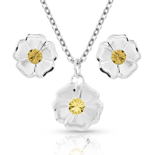 Classic Flowers Jewelry Set - Broken horn