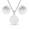 Classic Flowers Jewelry Set - Broken horn