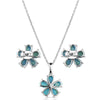 Floral Sky Jewelry Set - Broken horn