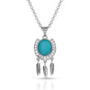 Catching Luck Horseshoe Necklace - Broken horn