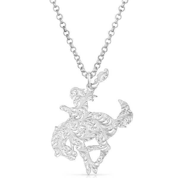 Cowgirl Spirit Necklace - Broken horn