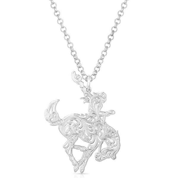 Cowgirl Spirit Necklace - Broken horn