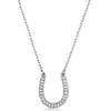 Frosted Luck Crystal Necklace - Broken horn