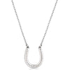 Frosted Luck Crystal Necklace - Broken horn