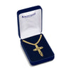 Grand Faith Cross Necklace - Broken horn