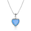 Heart's Flame Opal Necklace - Broken horn