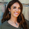 Inner Light Turquoise Horseshoe Necklace - Broken horn