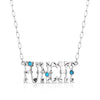 Punchy Charm Turquoise Necklace - Broken horn