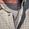 Rope Chain Necklace - Broken horn