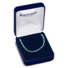 Turquoise Beaded Necklace - Broken horn