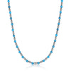 Turquoise Beaded Necklace - Broken horn