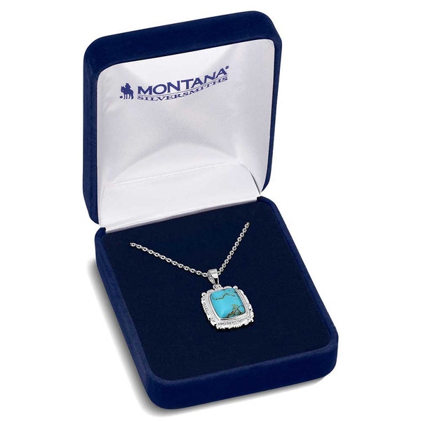 Turquoise Peace Necklace - Broken horn
