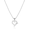 With Love Heart Necklace - Broken horn