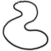 Midnight Onyx Wheat Chain Necklace - Broken horn