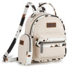 Wrangler Cow Print Mini Backpack W/Coin Pouch - Broken horn