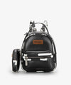 Wrangler Cow Print Mini Backpack W/Coin Pouch - Broken horn