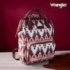 Wrangler Aztec Southwestern Print Diaper Bag - Broken horn